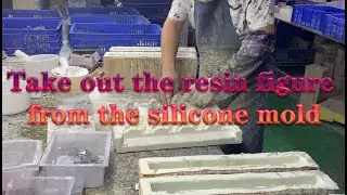 Make Resin Figure from The Silicone Mold, Resin Statue Factory