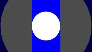 White Triacontatrigon Blue Background Scale Down #shorts