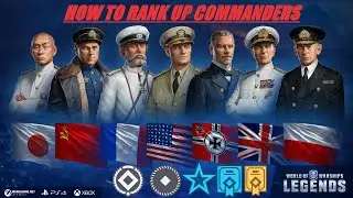 How to rank up commanders in world of warships legends guide