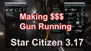 Gun running in Star Citizen