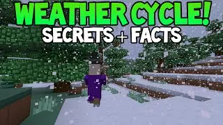 Minecraft (Xbox360/PS3)  - Everything About Weather Cycle! + Snow, Mob Changes