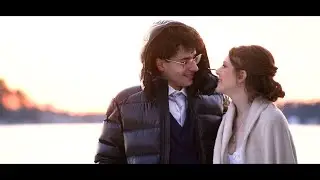 Mya + Markus | A Laid-Back Winter Wedding with a Frozen Lake Sesh