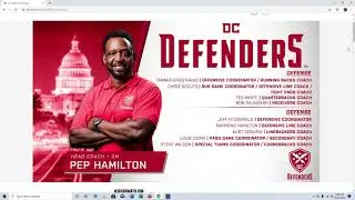DC Defenders roster XFL