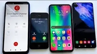 iPhone 4, Xiaomi Redmi 9C, Honor 10 Lite и Samsung Galaxy S21 / Входящие и исходящие звонки, а та...