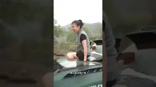 Carol quad amputee on a jeep