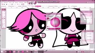 PowerPuff Girls Boomer x Redy  (SpeedPaint)