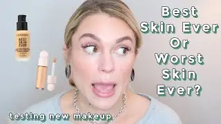 Sephora Best Skin Ever Foundation and Rare Beauty Concealer Trying Out ew Makeup