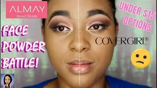 DRUGSTORE FACE POWDER BATTLE! | ALMAY SMART SHADE VS COVERGIRL FINISHING POWDER