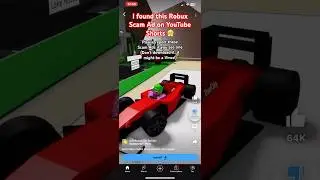 I hate these Scam Ads on YouTube 😤🤓 #roblox #ads #scam #freerobux #freerobuxscam #scamads #shorts