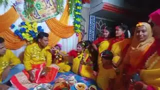 যখন সব খালারা জামাইকে গায়ে হলুদ লাগাই#fypシ゚viral #unfrezzmyaccount #vairalvideo #foryou 