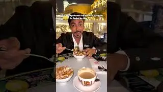 Mangalorean trying viral tiramisu in Dubai🤣😂 #dubai #tiramisu #mangalore