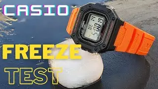 Тест на замораживание: Casio W218H.. Выживет ли???