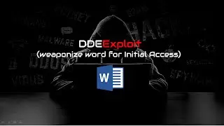 DDE Exploit (weaponize word for Initial Access)(In Tamil)
