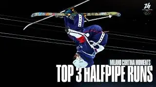 Ferreira for GOLD 🇺🇸 | Top 3 Men's Freestyle Skiing Halfpipe Runs | #MilanoCortina2026 Top Moments