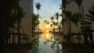 Beautiful Sunset View From Pool Deck