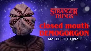 Closed Mouth Demogorgon Makeup & Mask Tutorial| CAYKEFACE