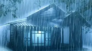 Break Insomnia in 3 Minutes with Heavy Rainstorm & Intense Thunder | Rain Sounds for Deep Sleep