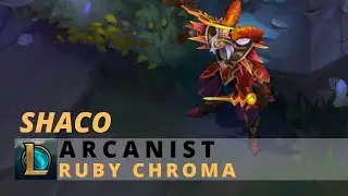 Arcanist Shaco Ruby Chroma - League Of Legends