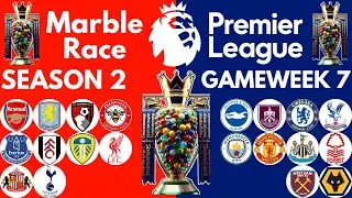 7-я игровая неделя &mdash; Премьер-лига Marble Race #marblerace #simplemarblerace #fpl #gameweek7 #gw7