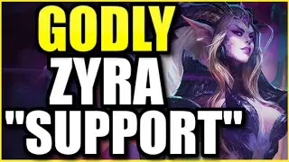 *THIS* IS WHY ZYRA IS NOW BUSTED IN SEASON 10!  INFINITE POKE ZYRA SUPPORT!