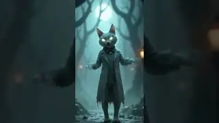 Haunted Dance #GhostCat #HauntedForest #CreepyArt #HorrorDance #Paranormal #DarkFantasy #funnycat