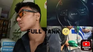 Full tank 🌝 ho gya Aaj toh car or bike mein ⛽