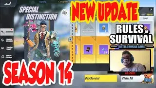 ROS NEW UPDATE - SEASON 14 NEW SKINS | TRAIN AND DRONE IN ROS (Rules of Survival: Battle Royale)