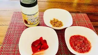 DIY Strawberry Scrub