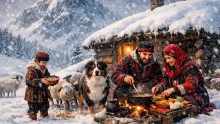 Leopard Attack in Frozen Mountains || Family Survival Story|| Surviving Leopard Attack in the Snowy 