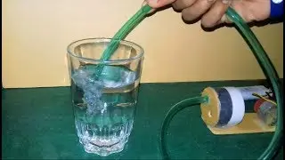How to make a mini air pump for Aquarium