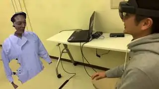 Online remote COVID19 diagnosis by holoportation: Virtual teleportation with AzureKinect & HoloLens2
