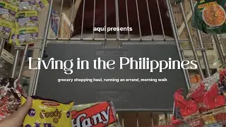 grocery shopping haul (what an ofw brings overseas), morning walk, buying a book &mdash; living in ph