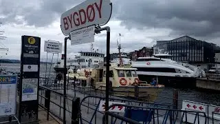 Museum boat - riding the ferry to Oslo's museums on Bygd&oslash;y peninsula