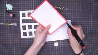 Video Tutorial | Inlovearts | Cutting Dies | Hollow Space Background Board Cutting Dies
