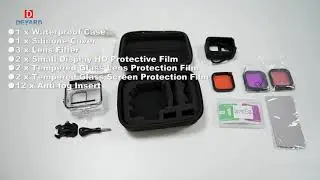 Deyard Accessories Kit for GoPro Hero 8 Black with Shockproof Small Case + Waterproof Case + Reviews