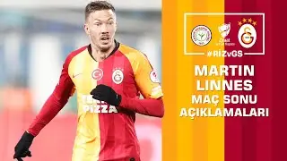 🎙 Martin Linnes'in ma&ccedil; sonu a&ccedil;ıklamaları. #RİZvGS - Galatasaray