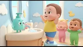 Wash Hands Song for Kids! | Washy Washy Clean Hands Rhyme