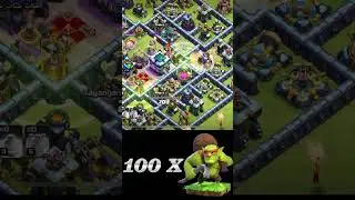 SNEAKY GOBLIN ATTACK TH 13 #5 #shorts #clashofclans #coc #supercell