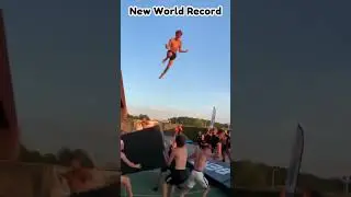 Trampoline Jump | 9 Flips | New World Record