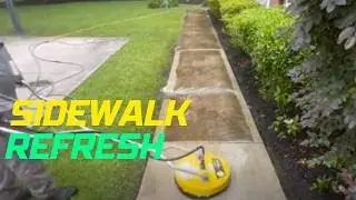 Creating better curb appeal for this DIRTY sidewalk!