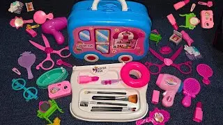Unboxing 3:08 Minutes Satisfying With Sweet Miniature Makeup Toys | ASMR | Black Makeup Brushes Set