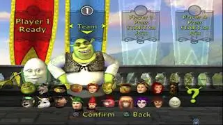 Шрек СуперСлэм Все персонажи [PS2]