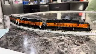ESU Lok sound equipped locos in a speed matched lash up