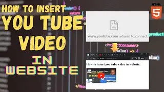 How To insert You Tube Video In Website // html // Coding Code