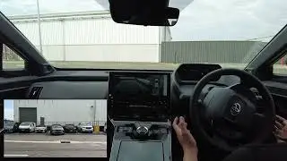 bZ4X advanced park (self parking) demonstration