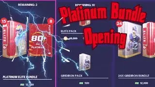 MADDEN 22 PLATINUM BUNDLE PACK OPENING!
