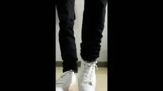 Converse Chuck Taylor II Low White on Feet