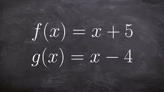 Operations with functions all four of them