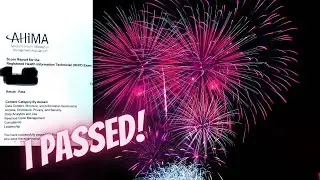 I PASSED the RHIT  EXAM on the 1st Try #ahima #storytime