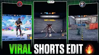How To Edit VIRAL SHORTS 🔥 Like @moizffyt | free fire video editing tutorial